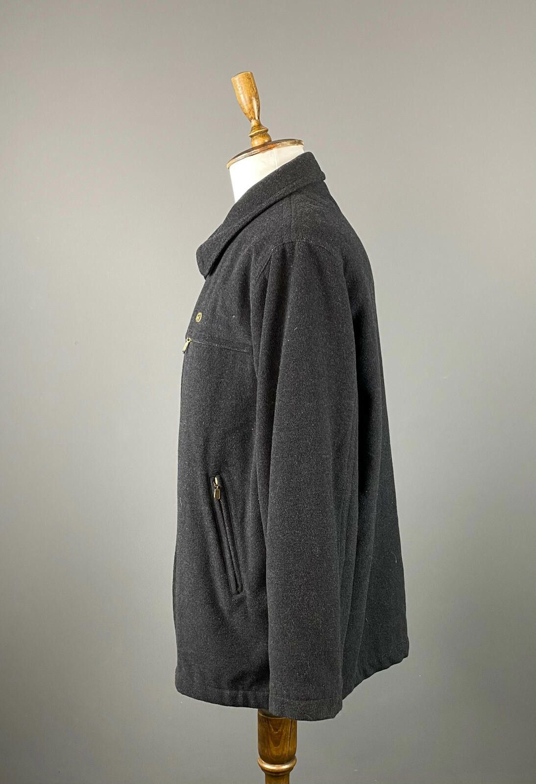 Lacoste Lacoste Black Wool Full Zip Collared Coat Jacket Size 56/6 Size US M / EU 48-50 / 2 - 4 Thumbnail