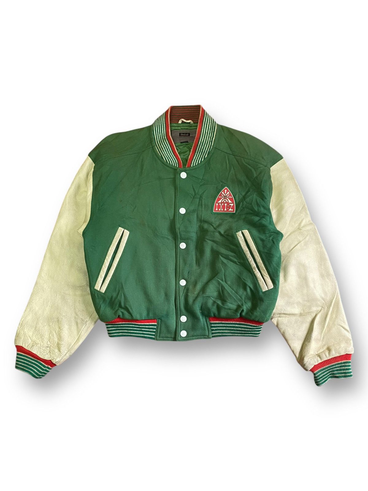 Vintage Vintage Varsity Jacket ixi:z Japanese Brand. #E1 Size US M / EU 48-50 / 2 - 2 Thumbnail