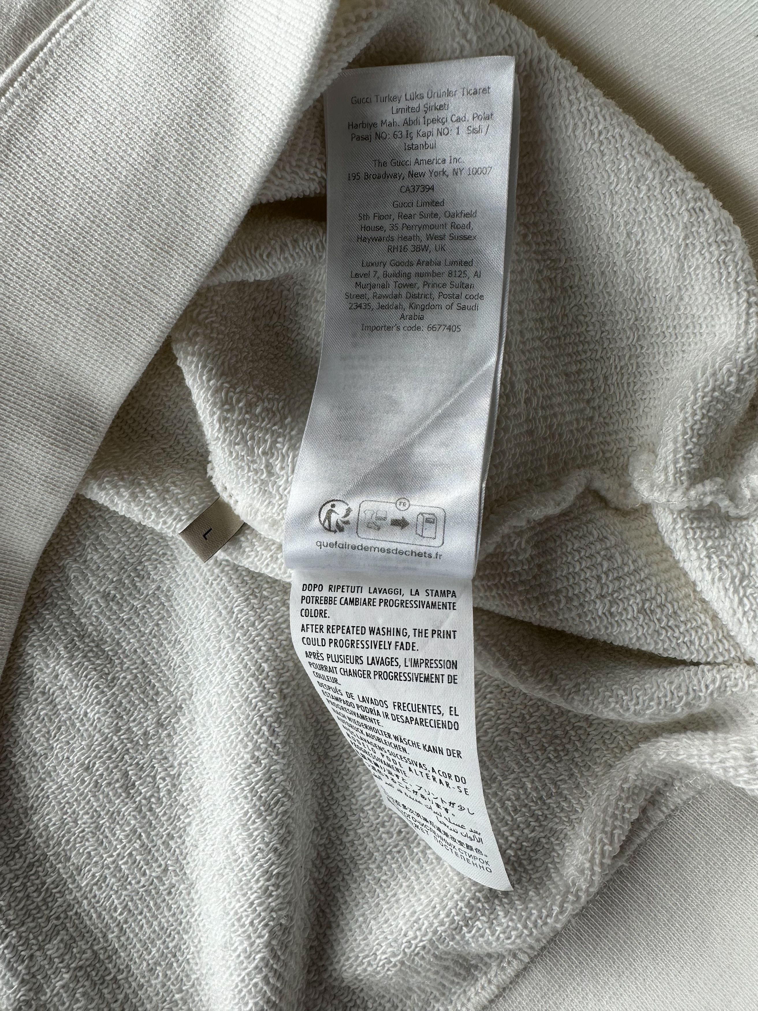Gucci Gucci White Firenze Logo Hoodie Size US L / EU 52-54 / 3 - 7 Thumbnail