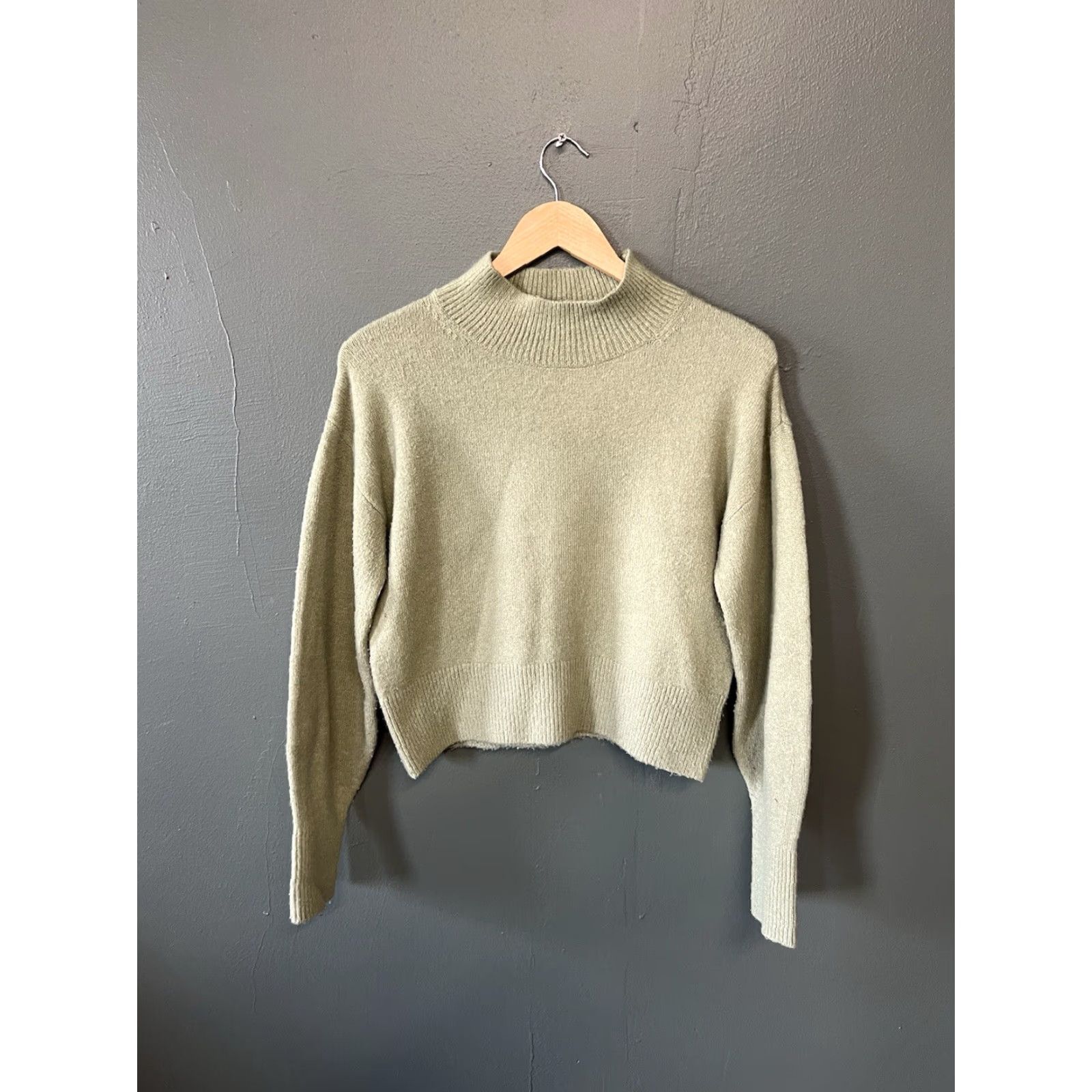 & Other Stories Los Angeles Atelier & Other Stories Womens Green Knit Pullover Sweater XS Size XS / US 0-2 / IT 36-38 - 2 Thumbnail