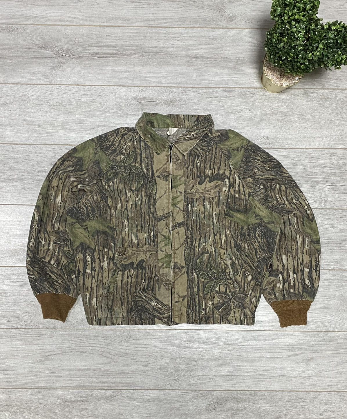 Realtree Realtree USA vintage all over camo bomber zip eb0 Size US XL / EU 56 / 4 - 1 Thumbnail