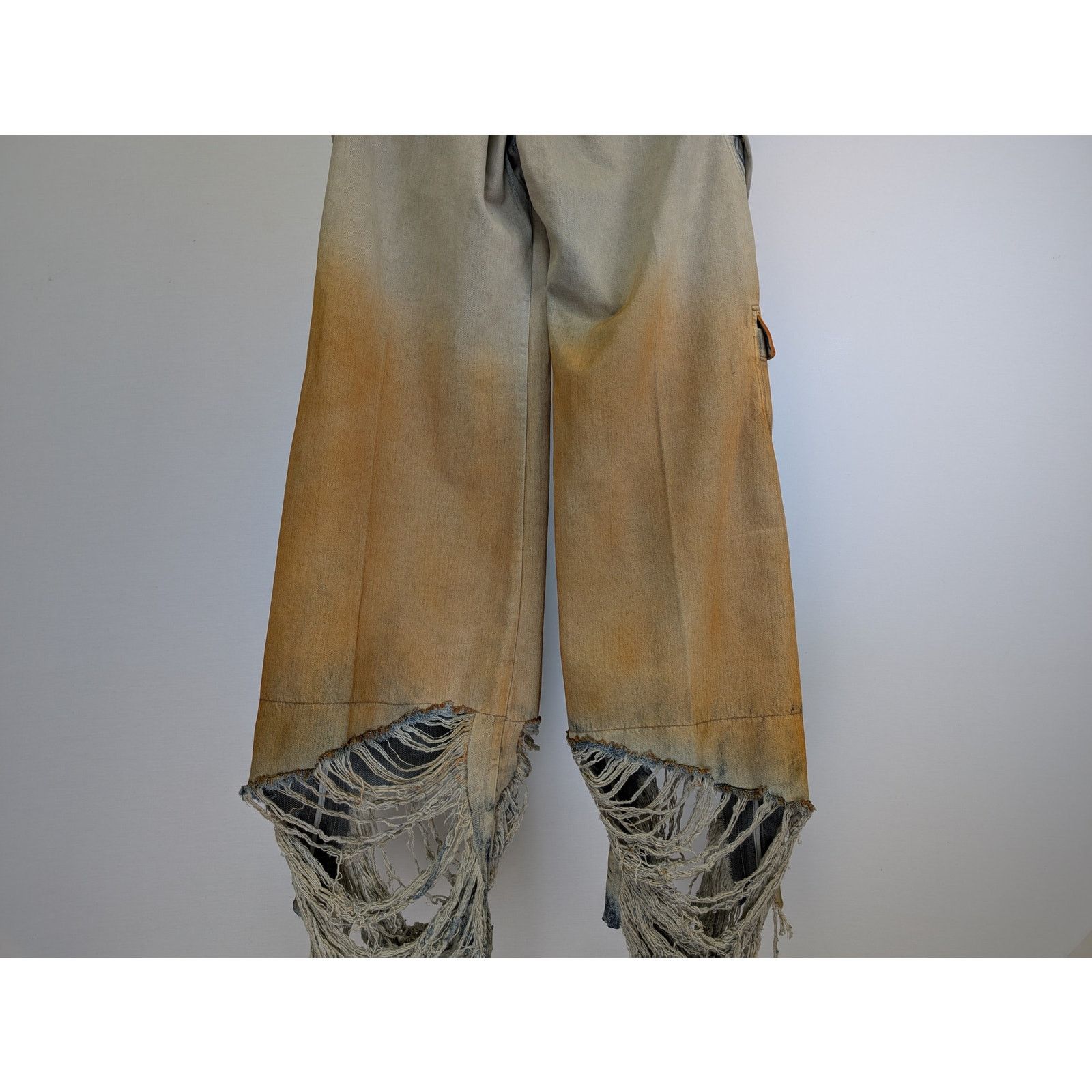 Rick Owens Drkshdw o1rshd1 Double Cargo Jumbo Belas Trouser Sky/Orange Degrade Size US 32 / EU 48 - 14 Thumbnail