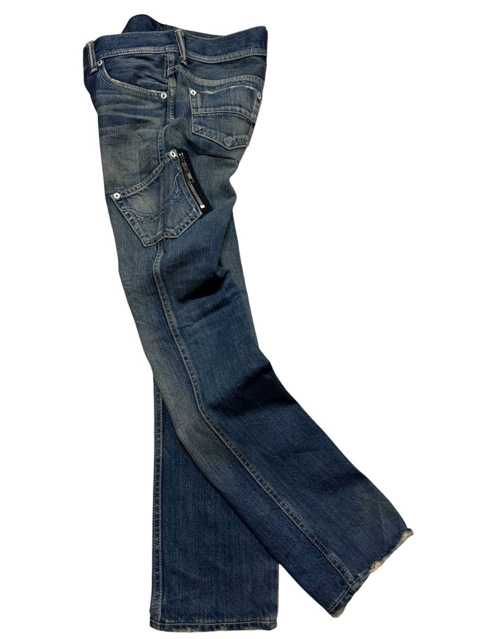 💥Rare💥Vintage Rodeo Crowns Mudwash Distressed Cargo pocket