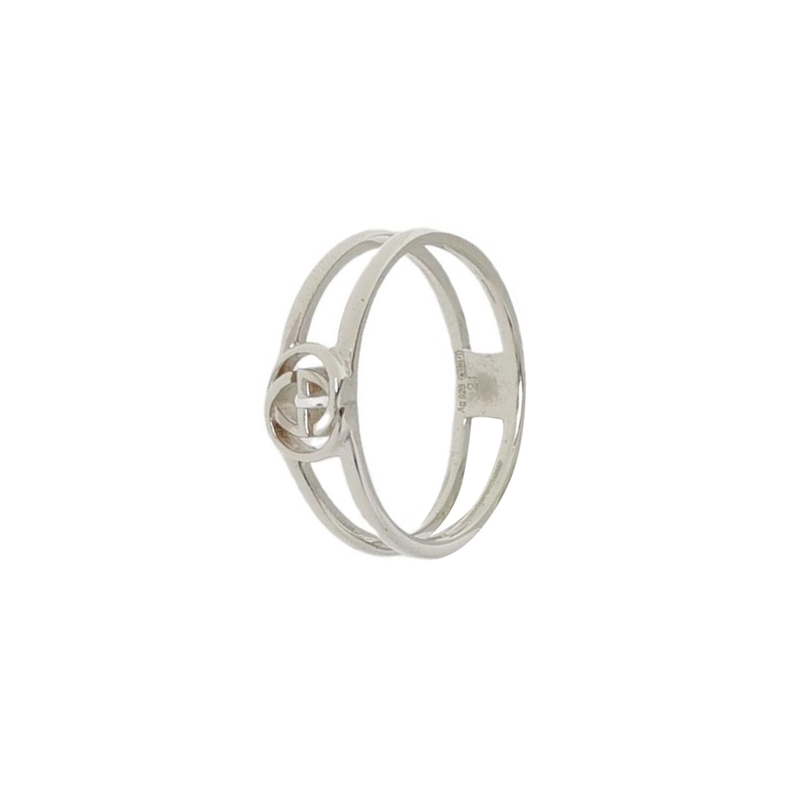 Gucci Gucci Interlocking S925 Interlocking Double G Ring Size 21 Size ONE SIZE - 1 Thumbnail