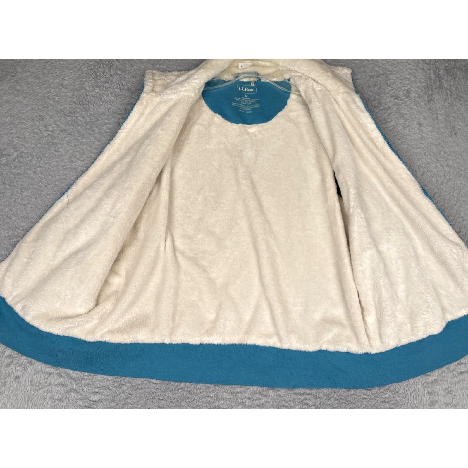 Vintage VINTAGE LL Bean Vest Womens M Blue Sherpa Fleece Full Zip Pockets Outdoor Warm Size M / US 6-8 / IT 42-44 - 2 Thumbnail