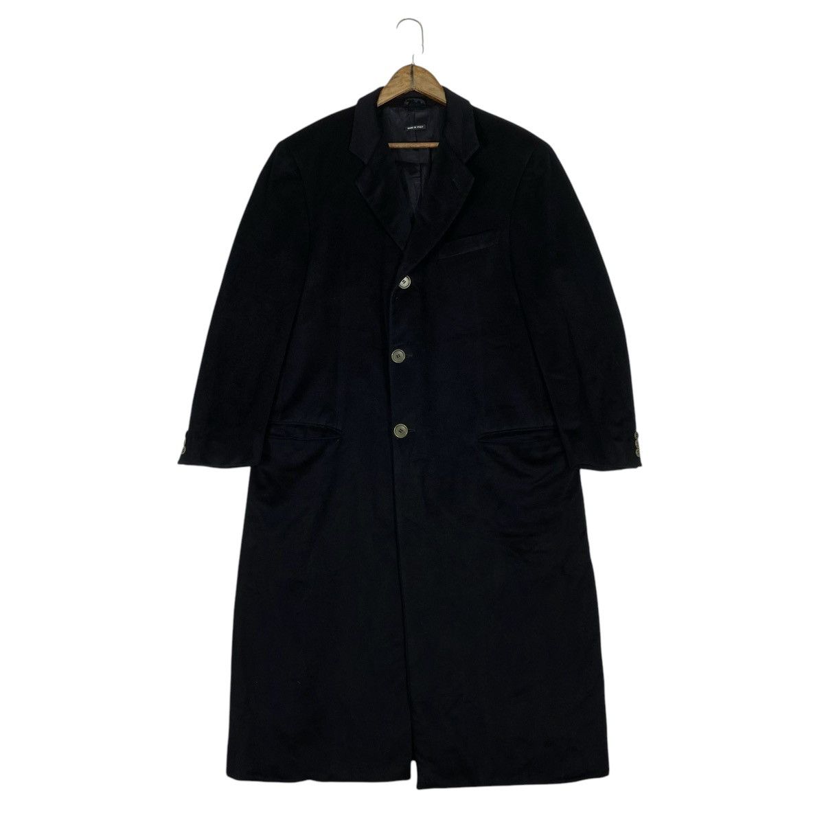 Giorgio Armani Vintage Giorgio Armani Cashmere Long Coatsa Jacket Size US XL / EU 56 / 4 - 1 Thumbnail