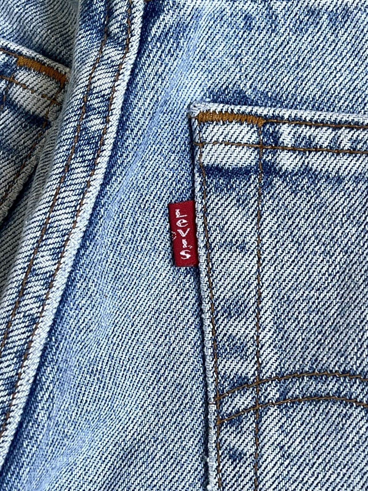 Levi's Vintage Levis 507 Classic Straight Light Blue Washed Jeans Size US 30 / EU 46 - 17 Thumbnail
