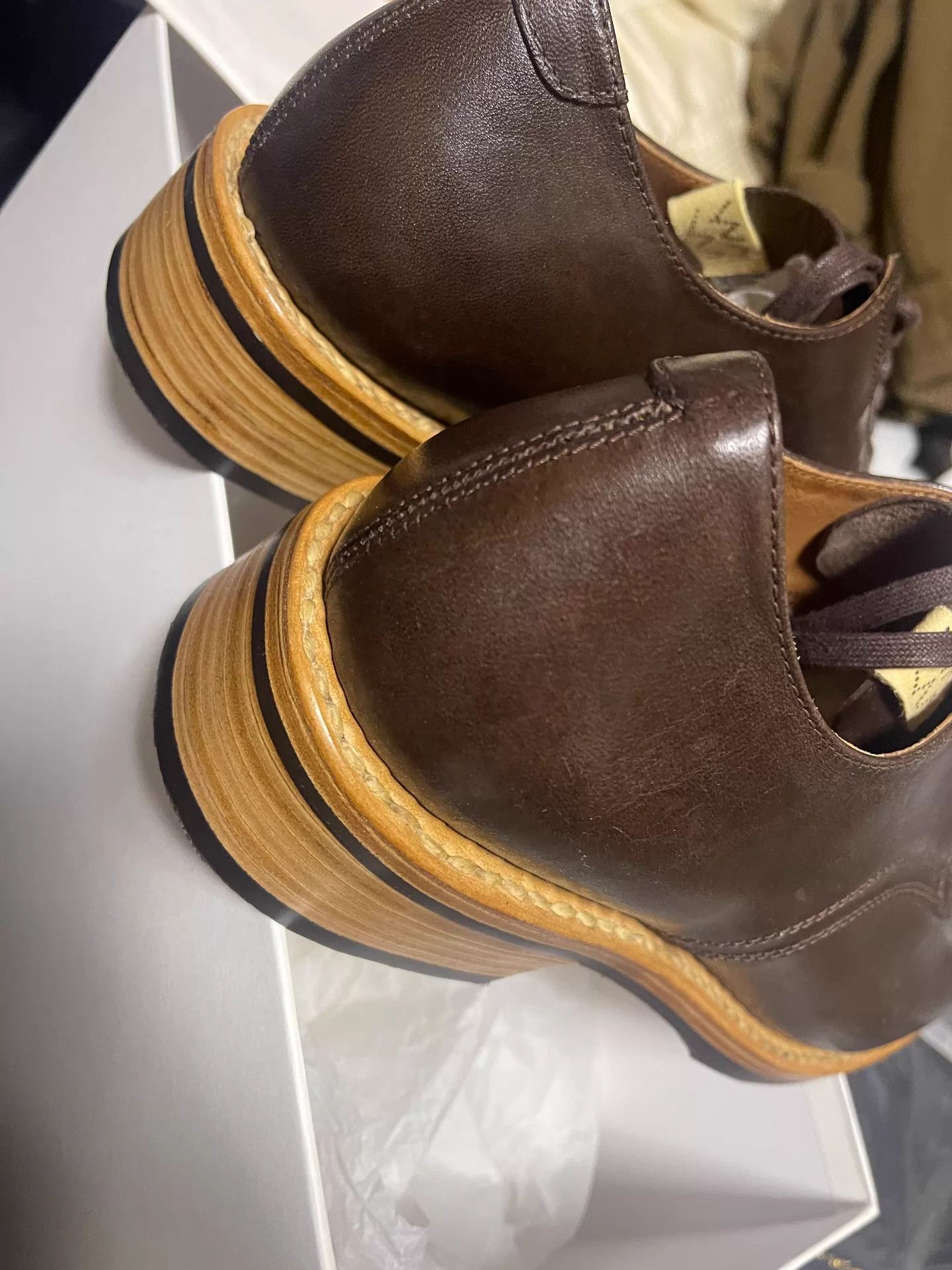 Visvim Visvim 24aw Galvin Plain Toe Folk Dark Brown US10 Size US 10 / EU 43 - 8 Thumbnail
