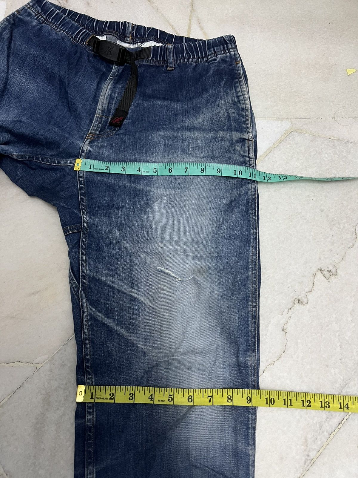 Gramicci × Japanese Brand GRAMICCI DISTRESSED JEANS Size US 31 - 12 Thumbnail