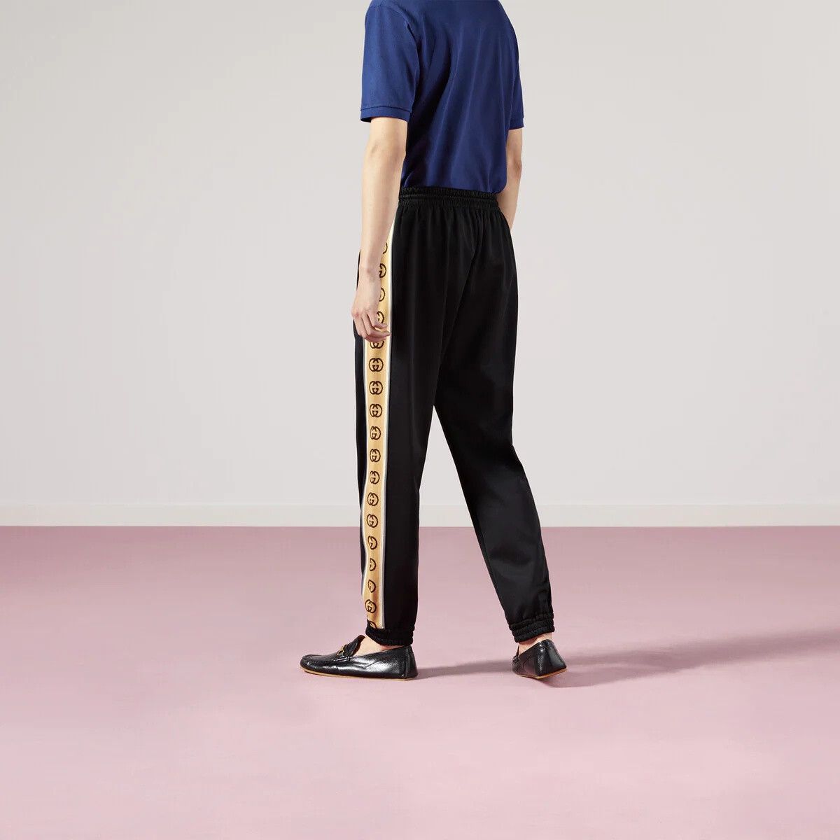 o1s1wg110925 Loose Technical Jersey Jogging Pant Multicolor