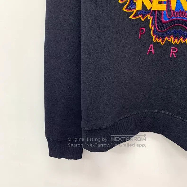 Kenzo Kenzo Black tiger head embroidery cotton round neck long s Size M / US 6-8 / IT 42-44 - 4 Thumbnail