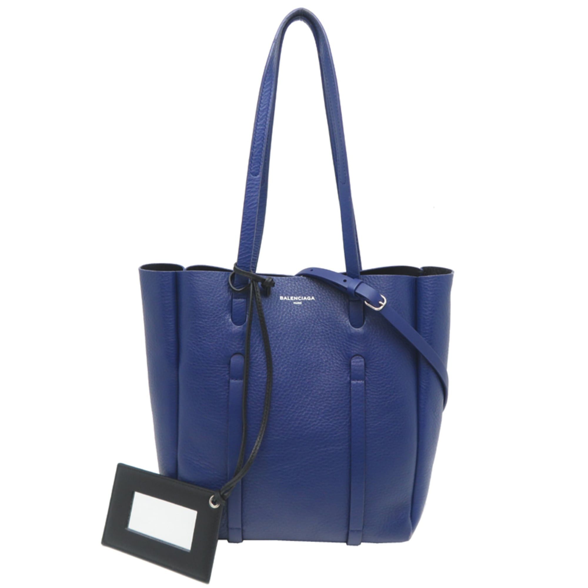 Balenciaga Balenciaga Everyday Women's Tote Bag 489813 Leather Blue Size ONE SIZE - 1 Thumbnail