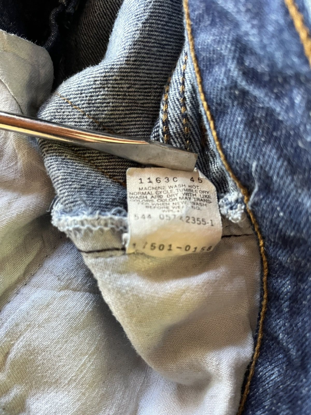 Levi's Vintage women’s Levi’s 501 22x30 high waisted made in USA Size 22" - 9 Thumbnail