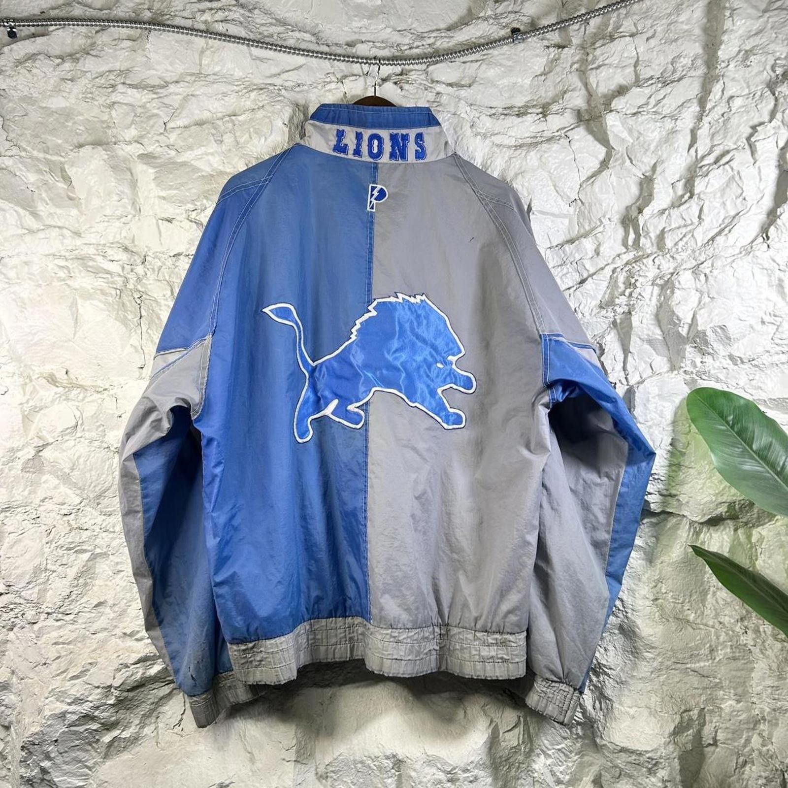 Pro Player VTG Detroit Lions Pro Player Two Tone Jacket Size XL Size US XL / EU 56 / 4 - 1 Thumbnail