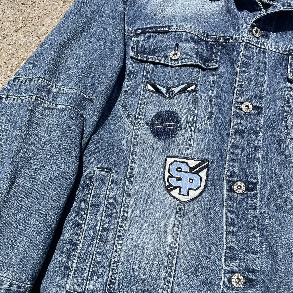 Southpole Vintage Y2K Southpole Patches Denim Jacket M Size US M / EU 48-50 / 2 - 4 Thumbnail