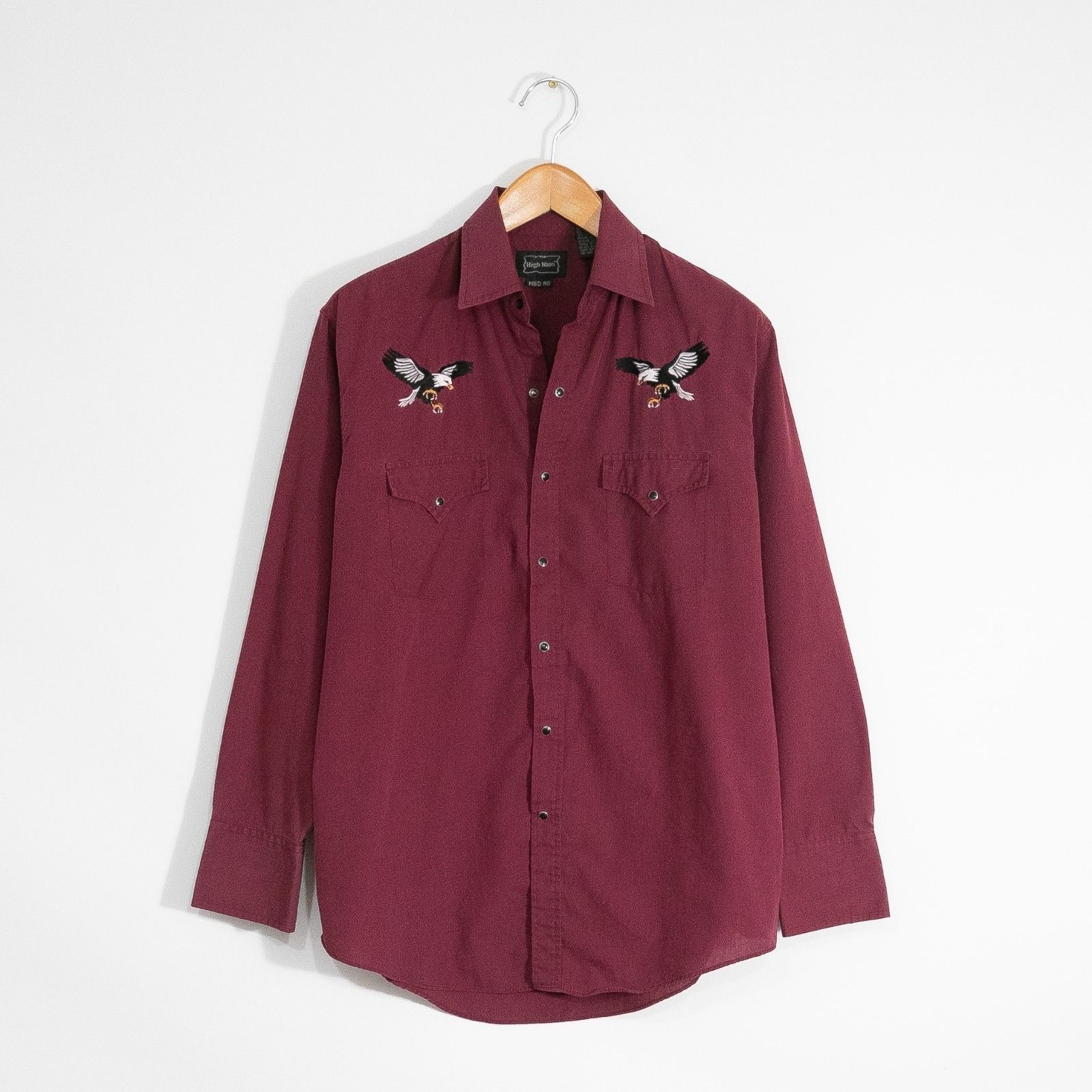 Vintage Vintage High Noon Western Pearl Snap Button Up Shirt Medium Size US M / EU 48-50 / 2 - 1 Thumbnail