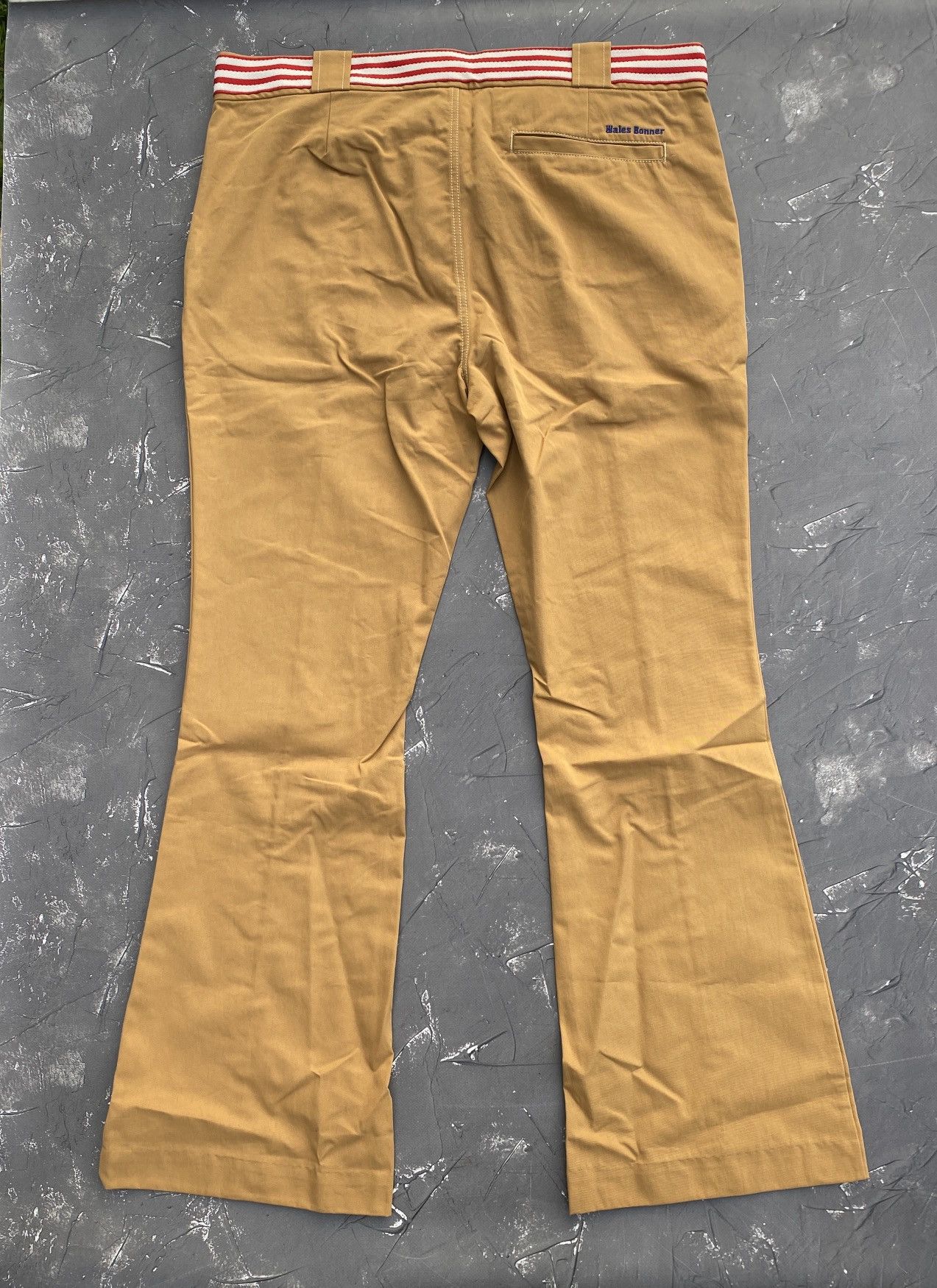 Adidas × Wales Bonner New Adidas Wales Bonner Flared Khaki Pants Size L Size US 33 - 13 Thumbnail
