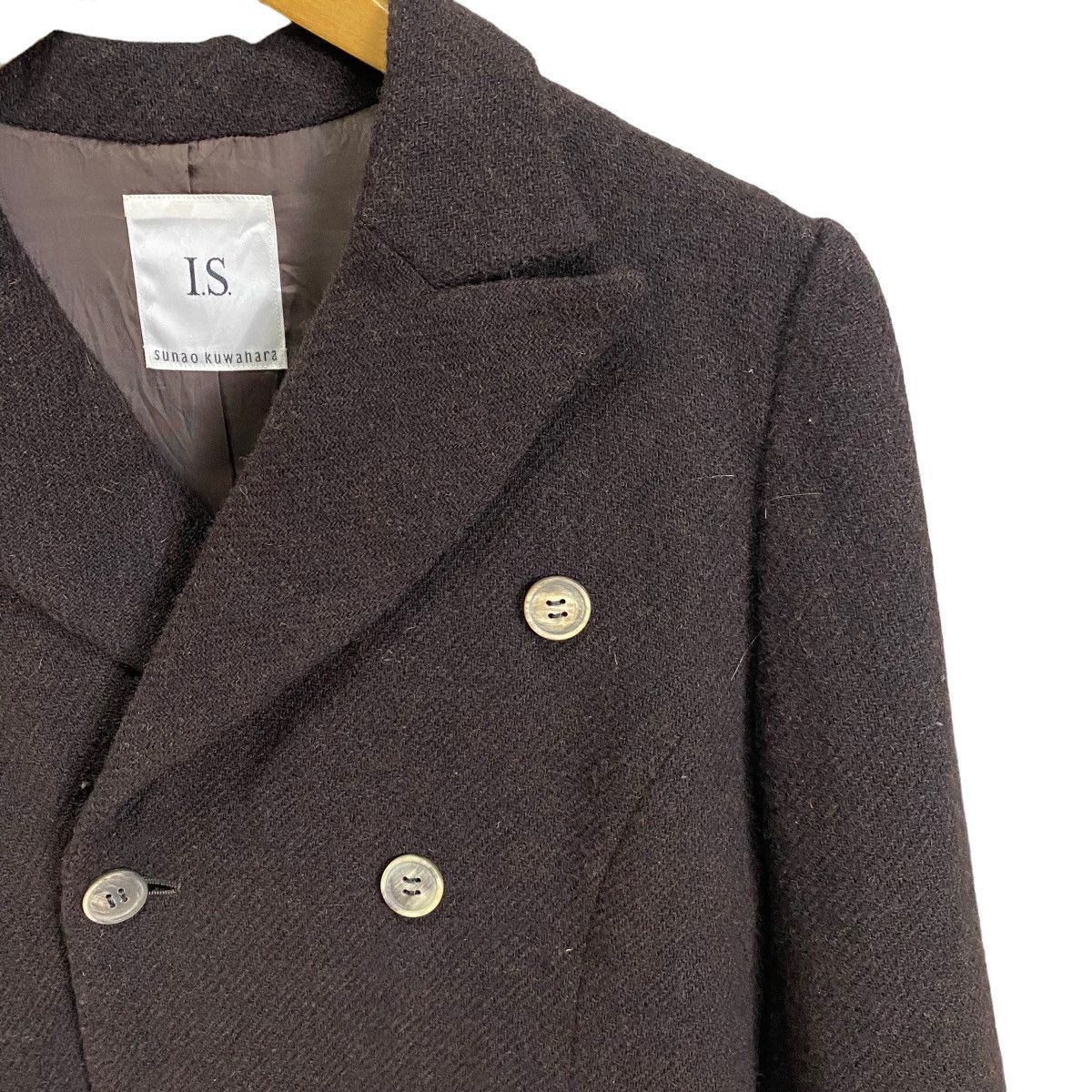 Issey Miyake × Japanese Brand ISSEY MIKAYE i.S SUNAOKUWAHARA DOUBLE BREAST COAT Size US L / EU 52-54 / 3 - 4 Thumbnail