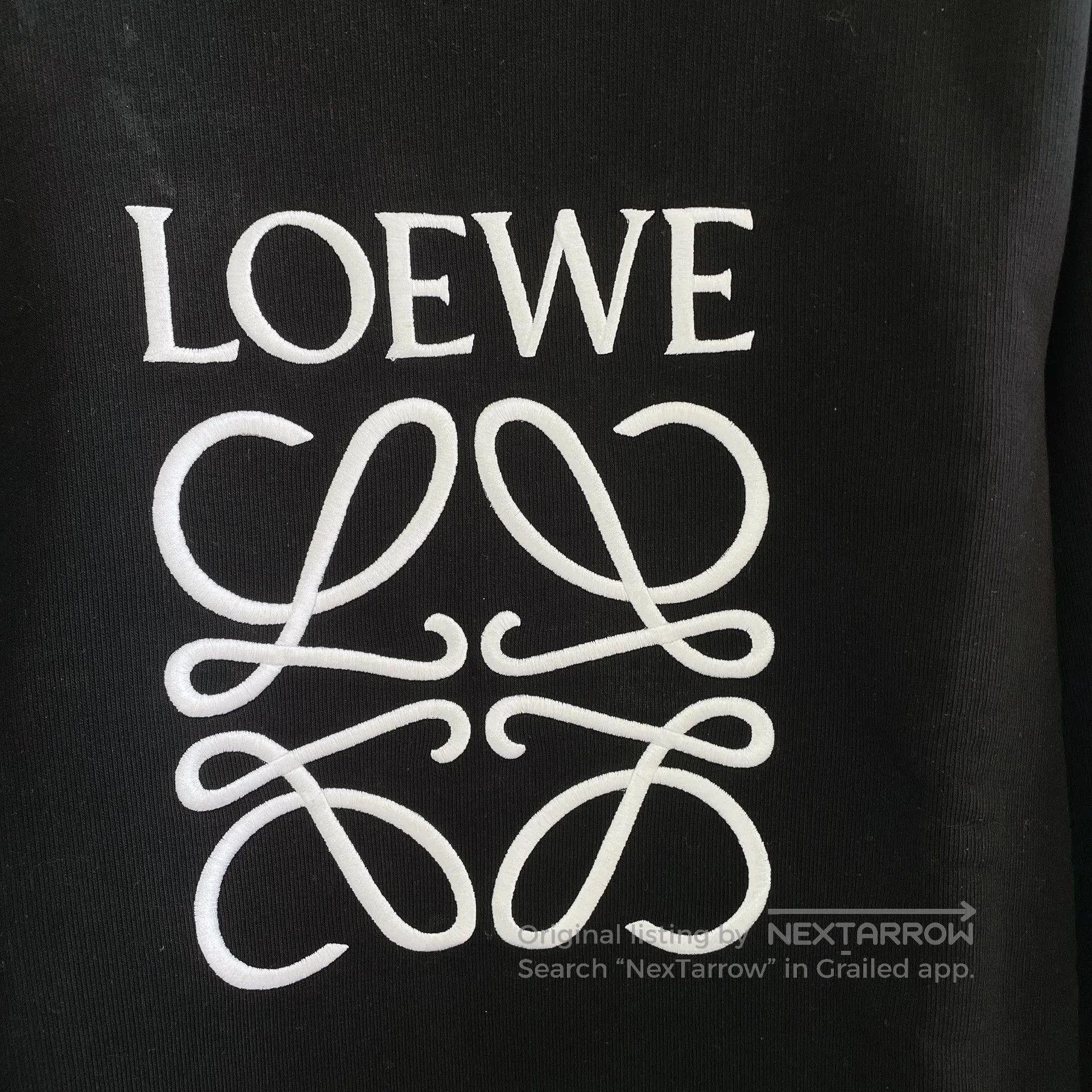 Loewe Loewe Black Crewneck Sweatshirt M. Size US M / EU 48-50 / 2 - 4 Thumbnail