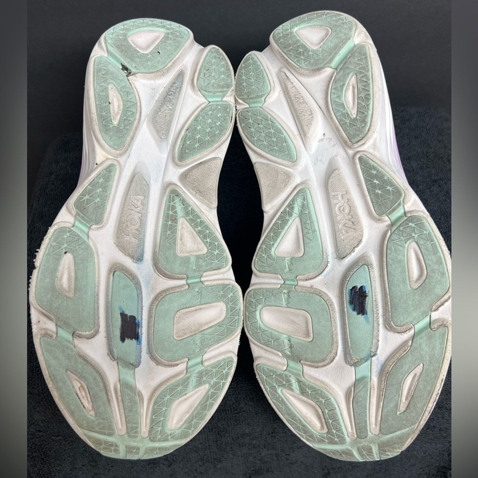 Hoka Hoka Bondi 8 Shoes Womens 9 B Airy Blue Sunlit Ocean Size US 9 / IT 39 - 7 Thumbnail