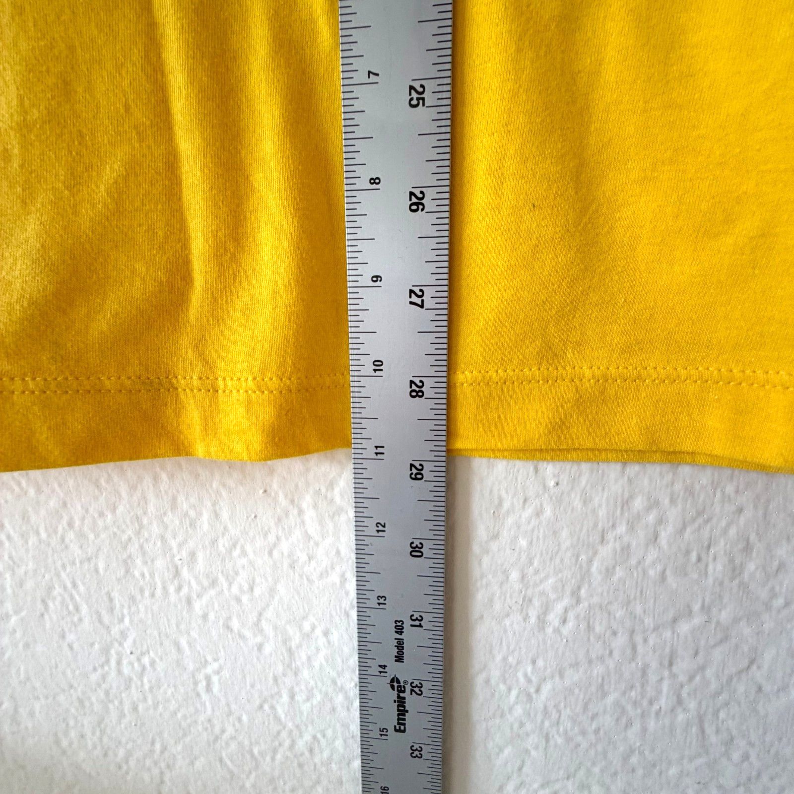 Nike Nike Cotton Crew Neck Men S Small Slim Yellow Sportswear Size US S / EU 44-46 / 1 - 4 Thumbnail