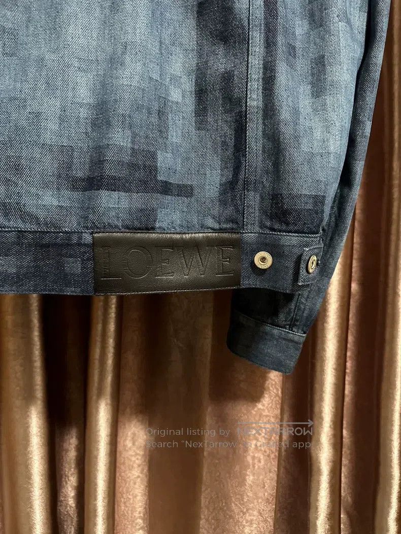 Loewe Loewe Pixelated mosaic denim jacket Size US M / EU 48-50 / 2 - 4 Thumbnail