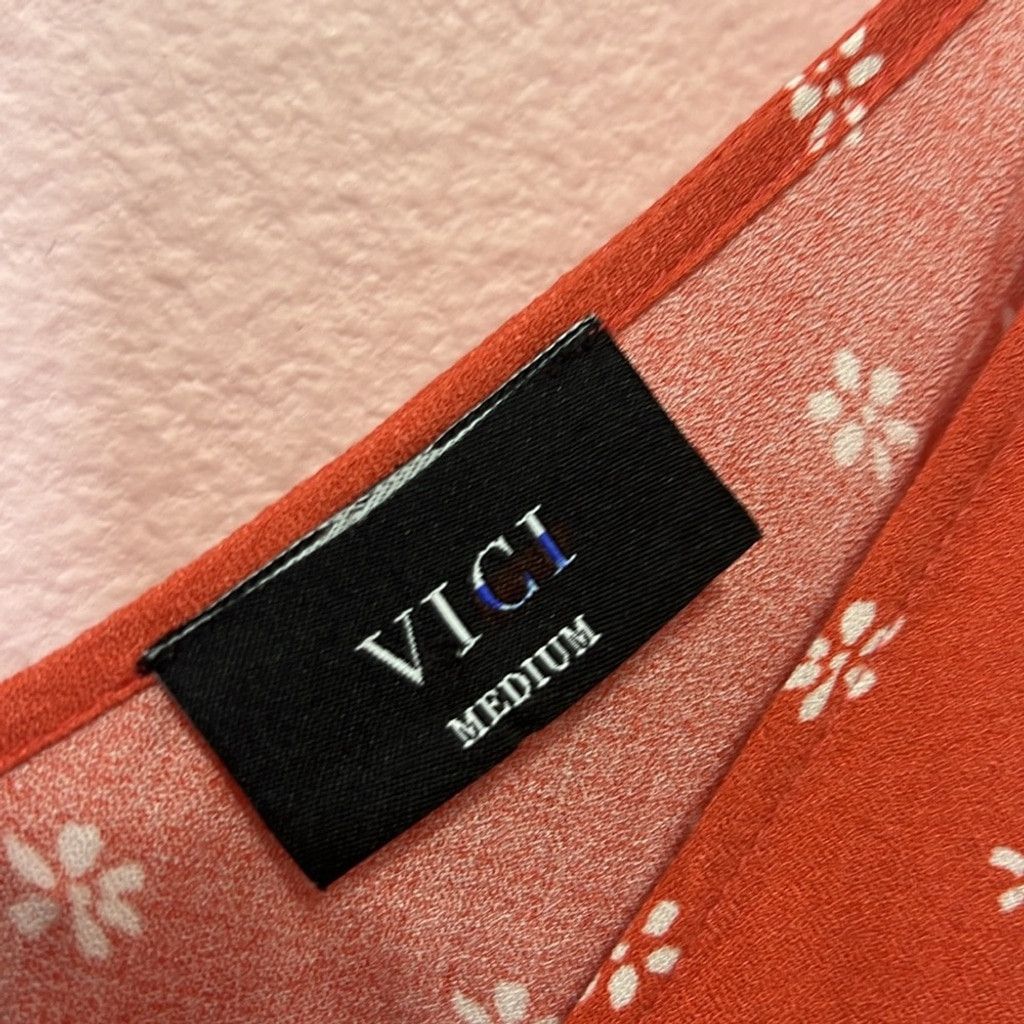 Other Vici Red Maxi Dress with White Floral Pattern Size M / US 6-8 / IT 42-44 - 8 Thumbnail