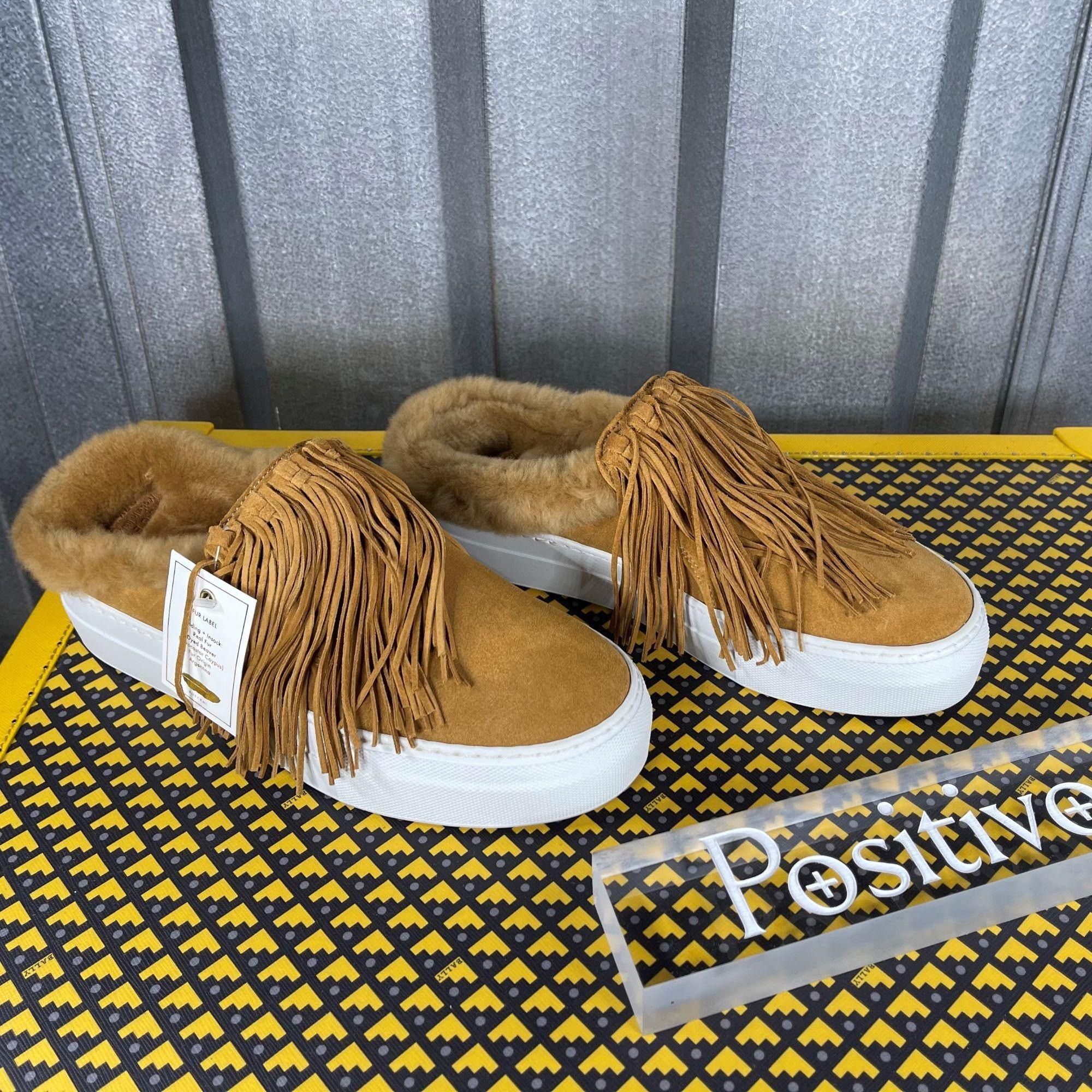 Buscemi Buscemi Sabot Fringe Suede Rame Suede Sneaker US 7.5 EU 37.5 Size US 7.5 / IT 37.5 - 4 Thumbnail