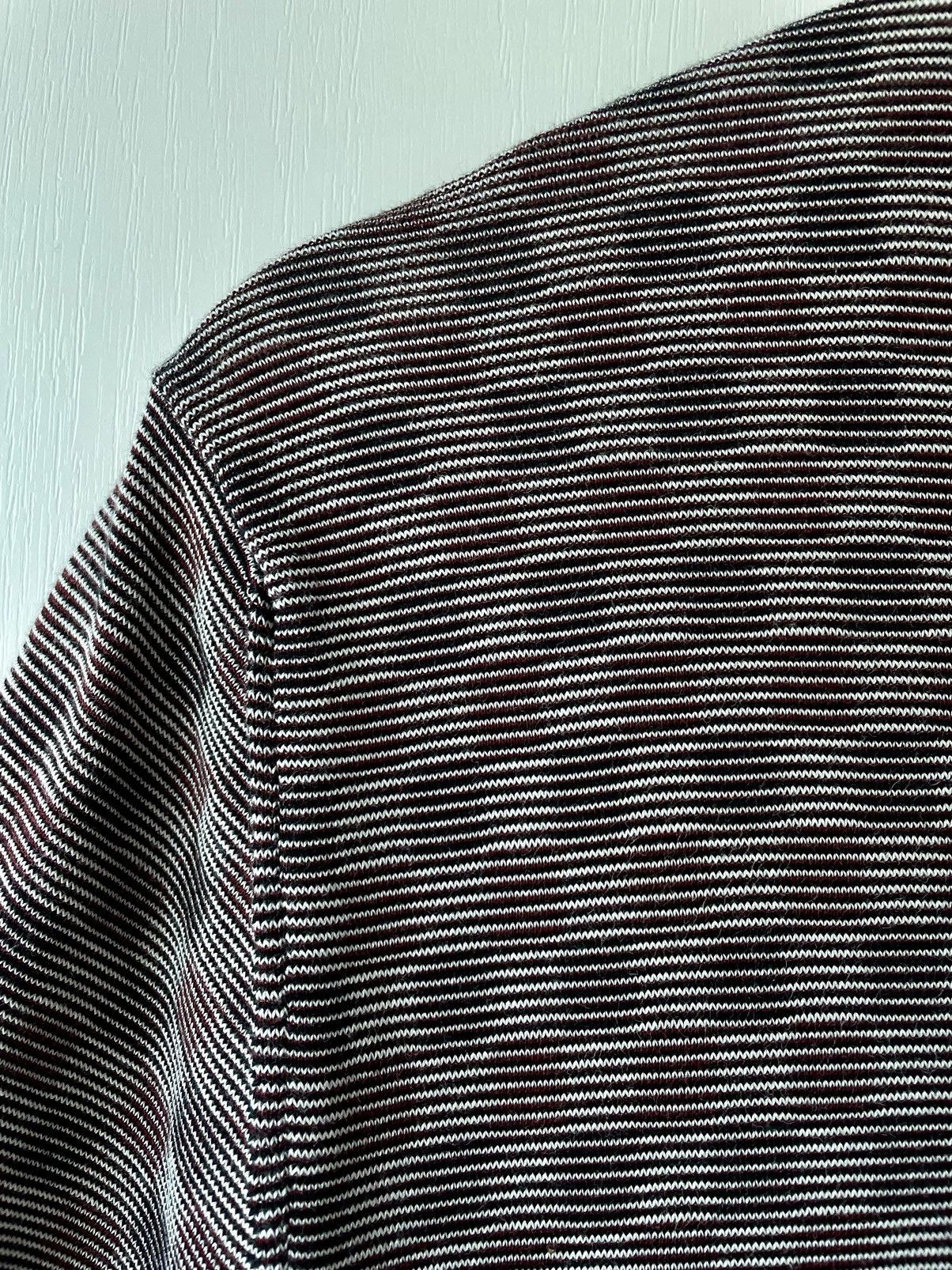 Prada Prada Multi Knit Textured Silk Stretch Polo Shirt Size 52 Size US L / EU 52-54 / 3 - 5 Thumbnail