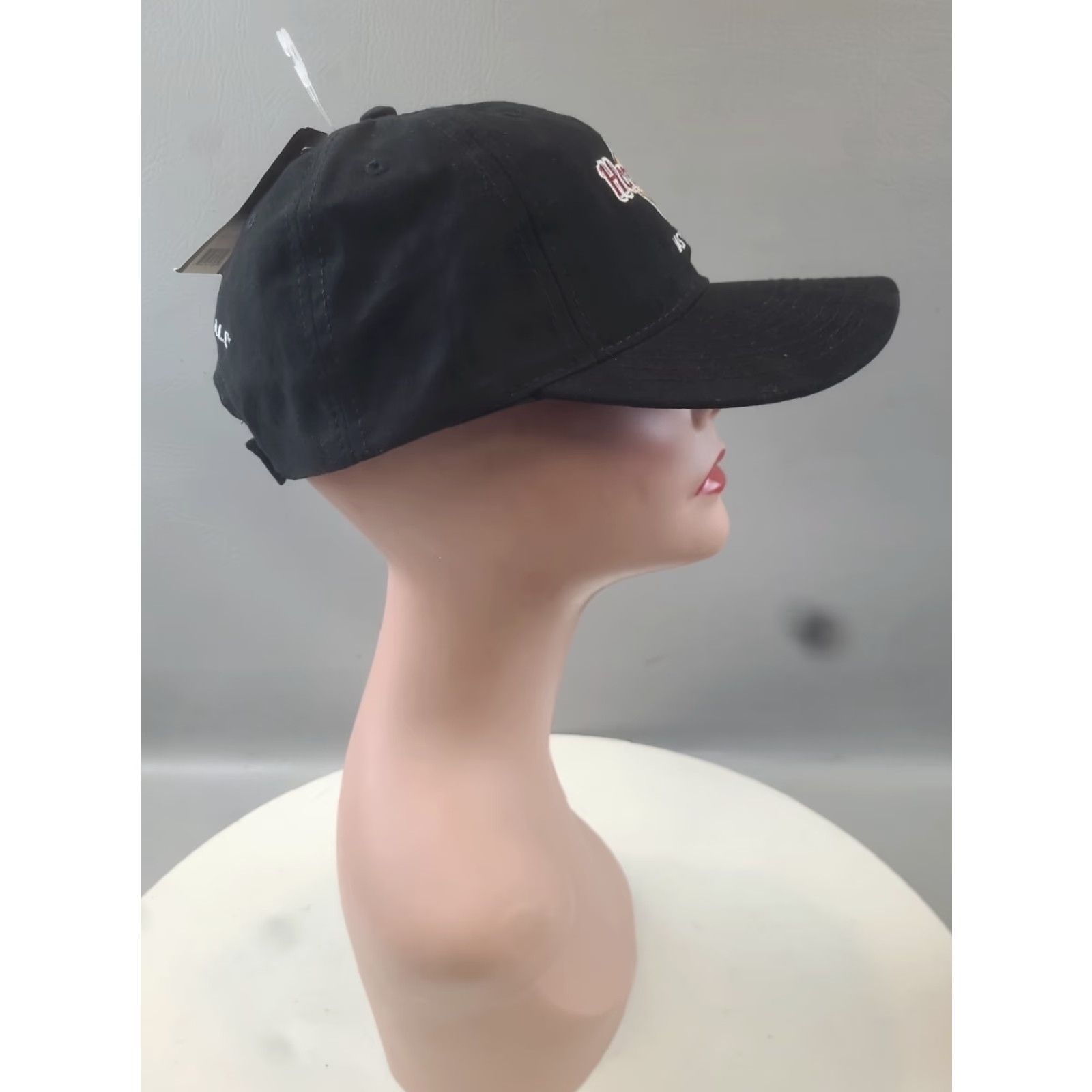 Hard Rock Cafe Hard Rock Cafe Los Vegas NV Hat Cap Black Adjustable Strapback New With Tags Size ONE SIZE - 4 Thumbnail