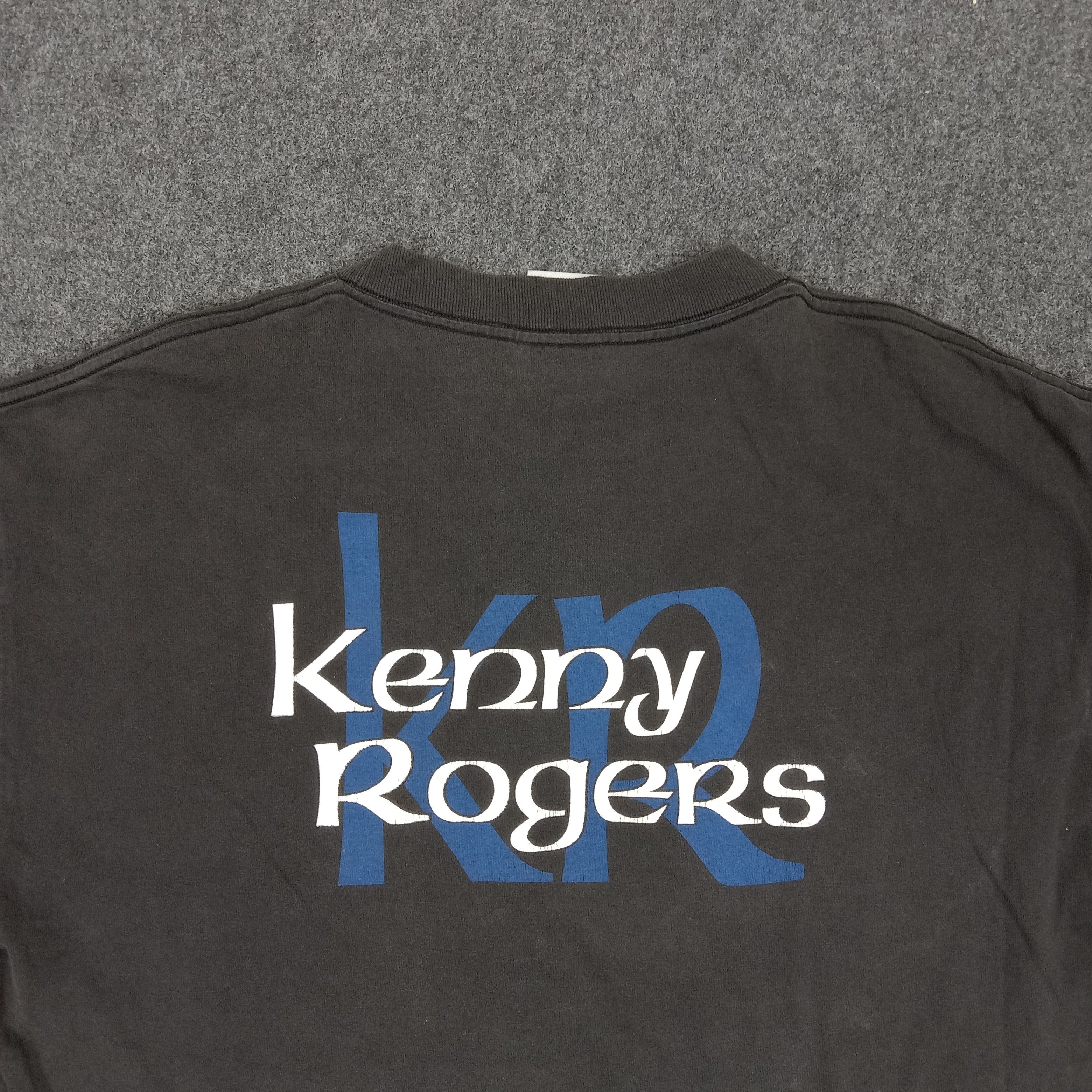 Vintage Kenny Rogers American Folk Singer Tshirt Size US XL / EU 56 / 4 - 5 Thumbnail
