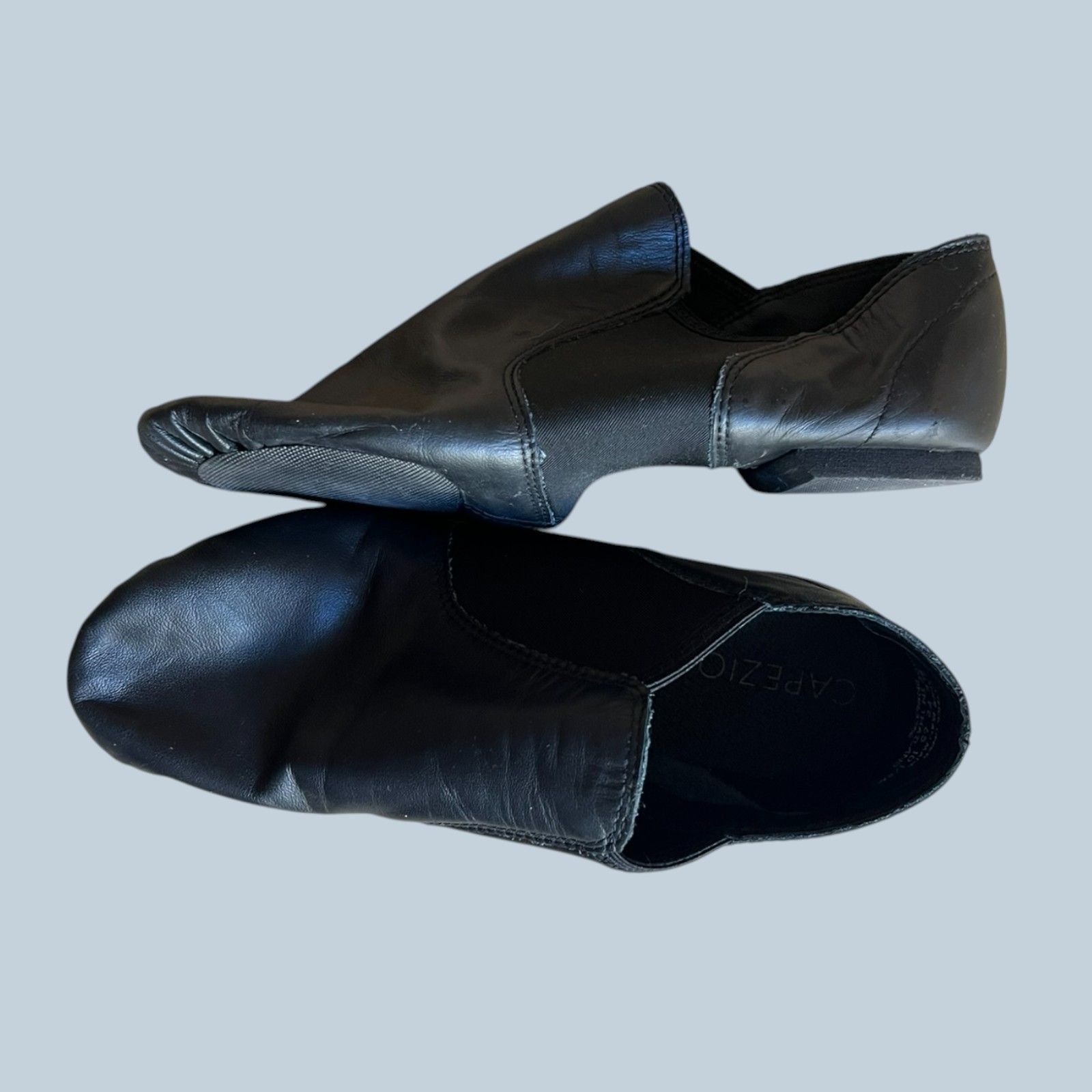 Other Capezio EJ2A Black Leather Split Sole Jazz Shoes 10.5M Size US 10.5 / EU 43-44 - 7 Thumbnail