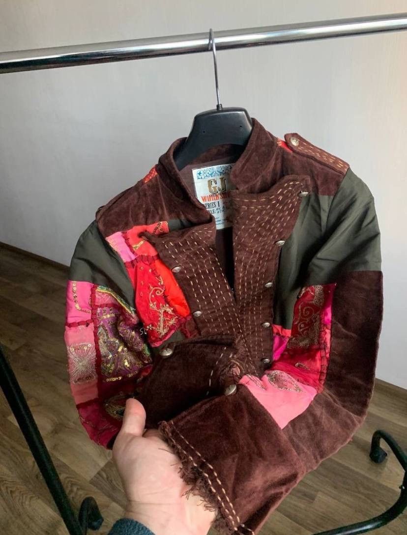 Guess Y2K GUESS AVANT GARDE Y2K PATCHWORK USA RETRO JACKET GLAMOUR Size M / US 6-8 / IT 42-44 - 9 Thumbnail