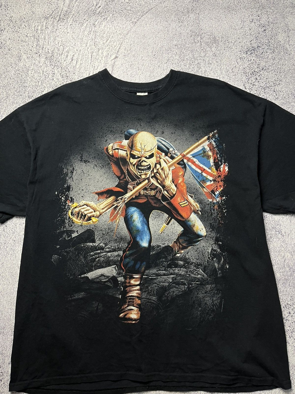 Band Tees Vintage Iron Maiden T-Shirt The Trooper 2013 Band Rock Y2K Size US XXL / EU 58 / 5 - 5 Thumbnail