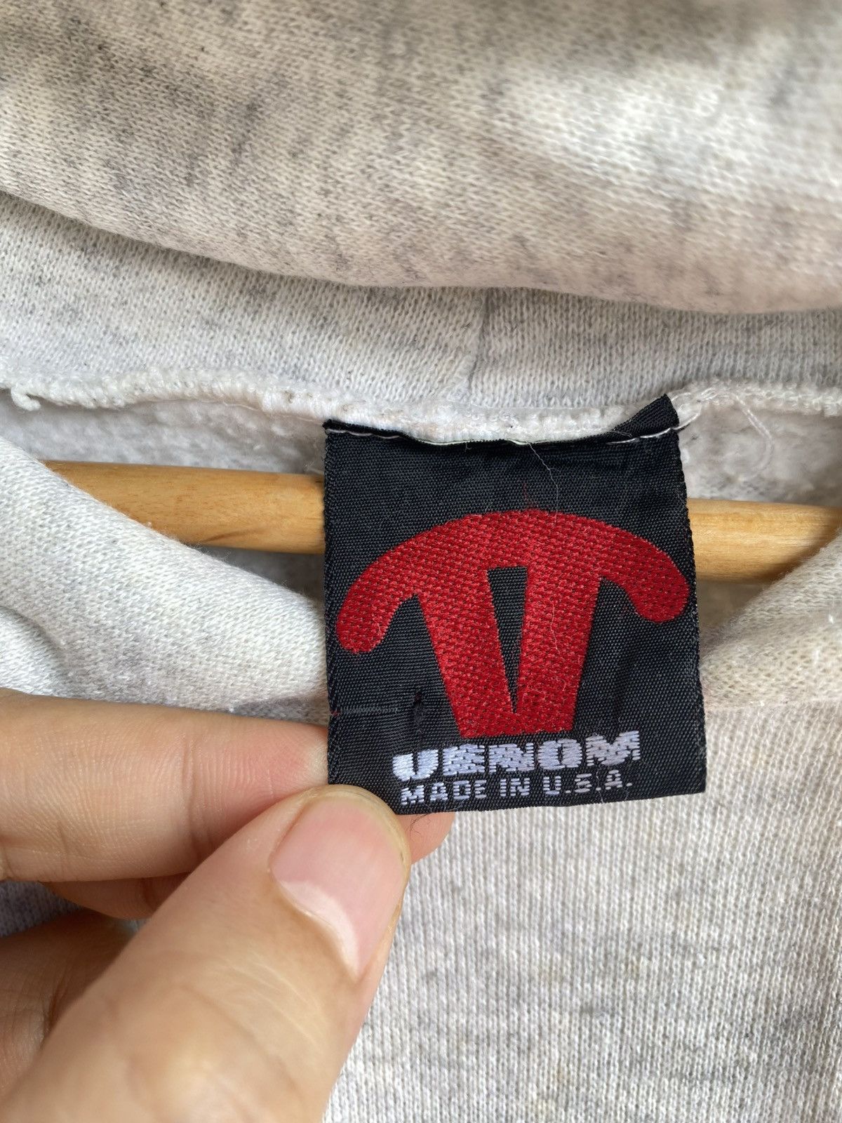 Vintage Vintage VENOM hoodie Size US L / EU 52-54 / 3 - 3 Thumbnail