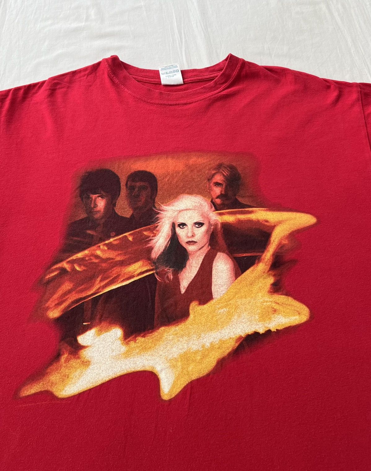 Band Tees Vintage 2003 Blondie The Curse of Blondie Red T-shirt Size US L / EU 52-54 / 3 - 3 Thumbnail
