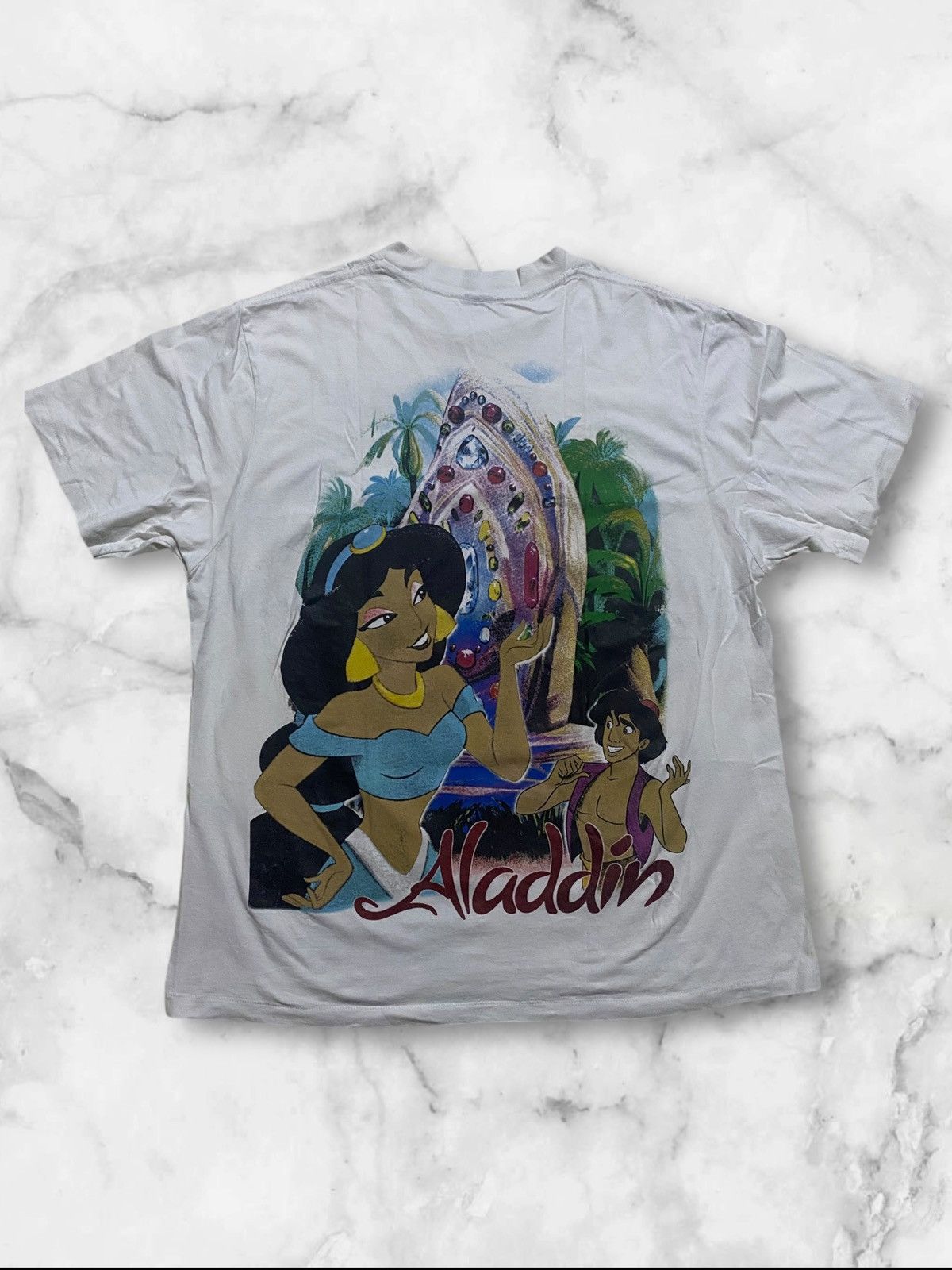 Other Vintage Style Disney Aladdin FanMade DoubleSided Limited Tee Size US XL / EU 56 / 4 - 6 Thumbnail