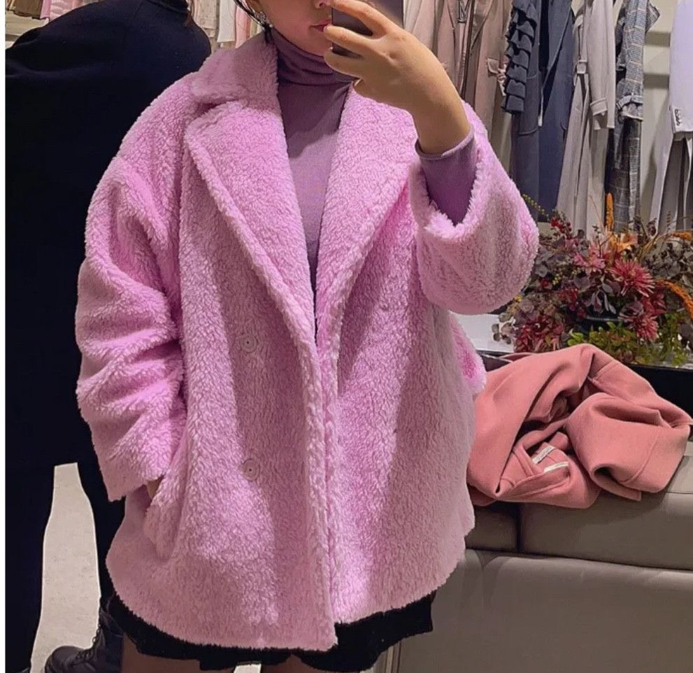 Weekend Max Mara Max Mara Weekend Lapel wool teddy coat Size S / US 4 / IT 40 - 3 Thumbnail