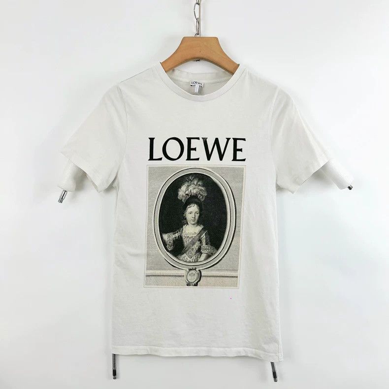 Loewe LOEWE Classic portrait white printed short sleeves Size XS / US 0-2 / IT 36-38 - 2 Thumbnail