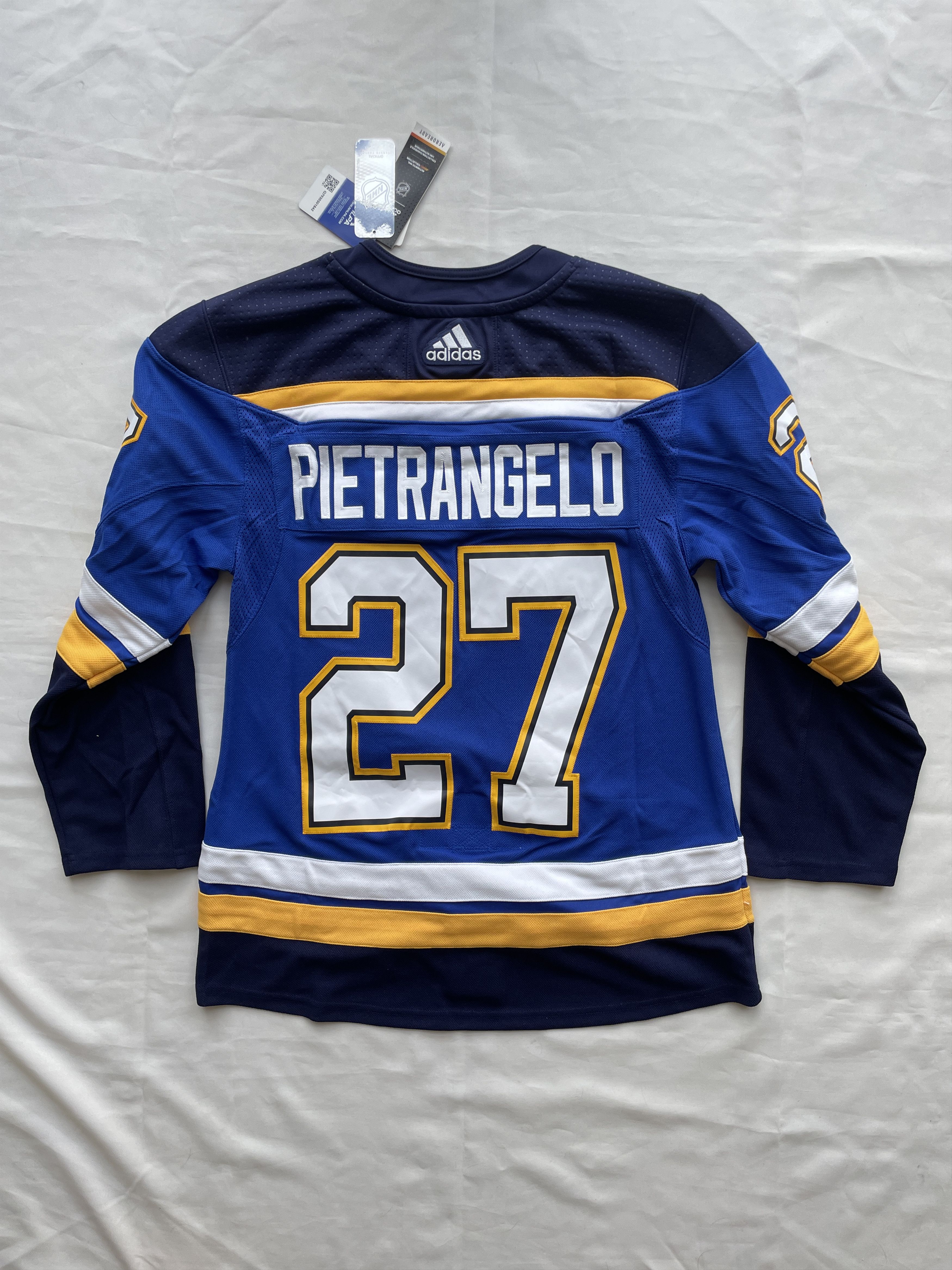 Adidas BNWT St. Louis Blues NHL #27 Pietrangelo Authentic Jersey Size US S / EU 44-46 / 1 - 2 Thumbnail