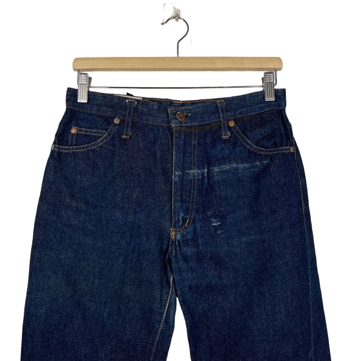 Vintage 🔥 VINTAGE 1970s BIG BELL DENIM JEANS Size US 30 / EU 46 - 6 Thumbnail