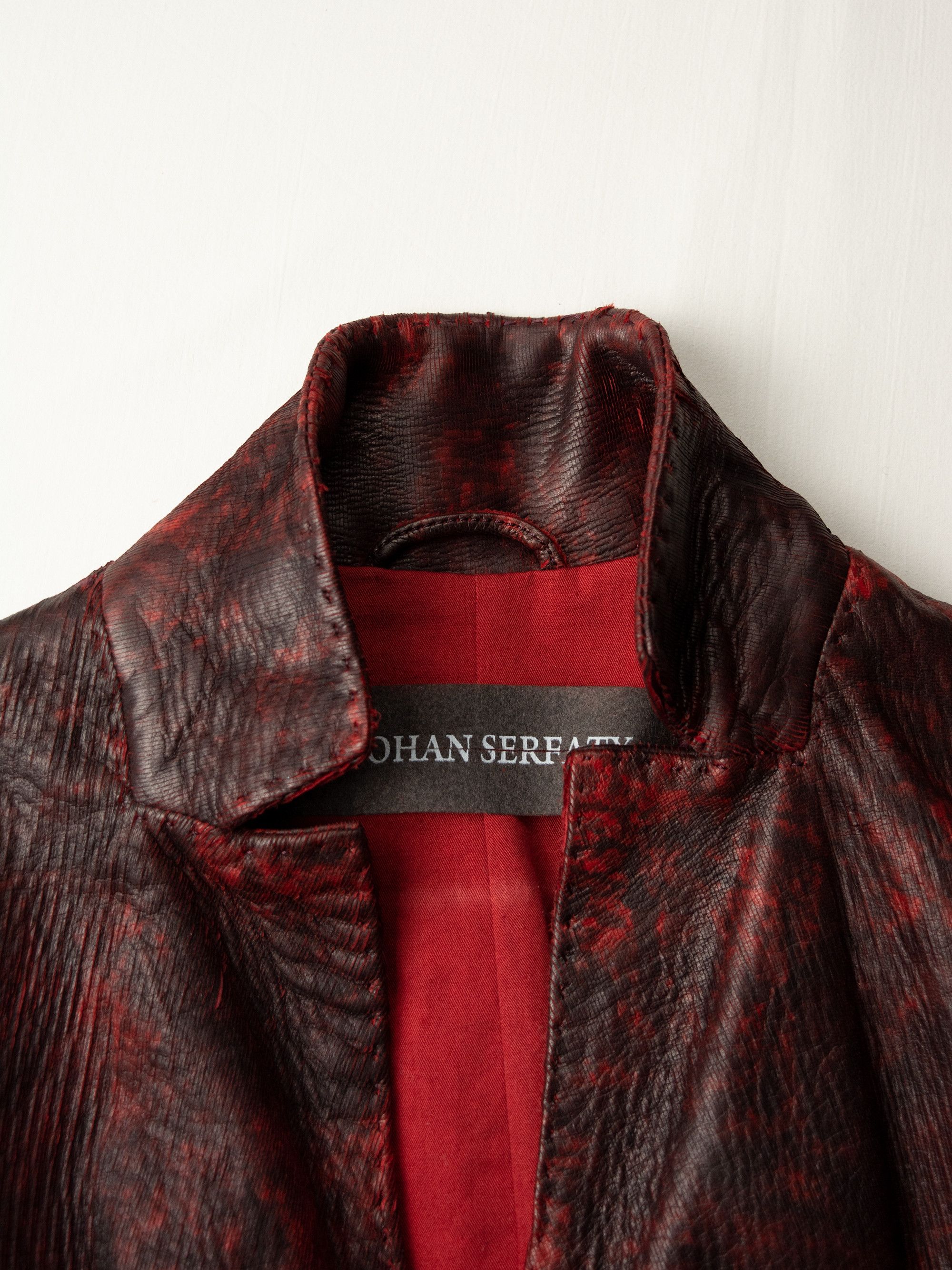 Y/Project × Yohan Serfaty Yohan Serfaty - A/W 2009 - dapple dyed deer leather jacket Size XS / US 0-2 / IT 36-38 - 12 Thumbnail