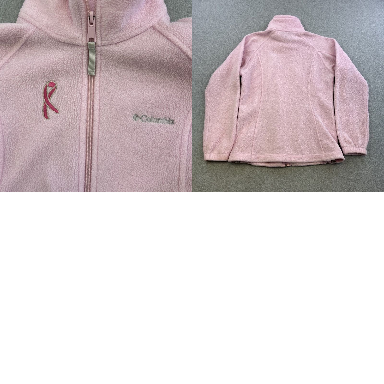 Pinko Columbia Jacket Womens Small Pink Full Zip Long Sleeve Breast Cancer Awareness Jacket Size S / US 4 / IT 40 - 9 Thumbnail