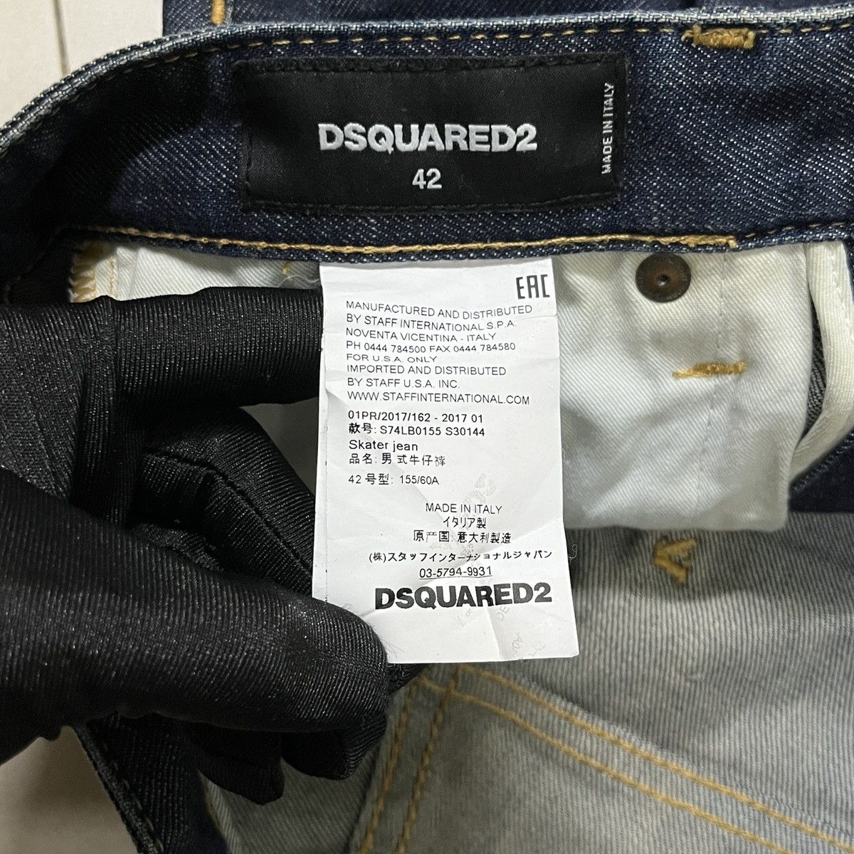 Dsquared2 Dsquared Skater Jeans Size 28" / US 6 / IT 42 - 9 Thumbnail