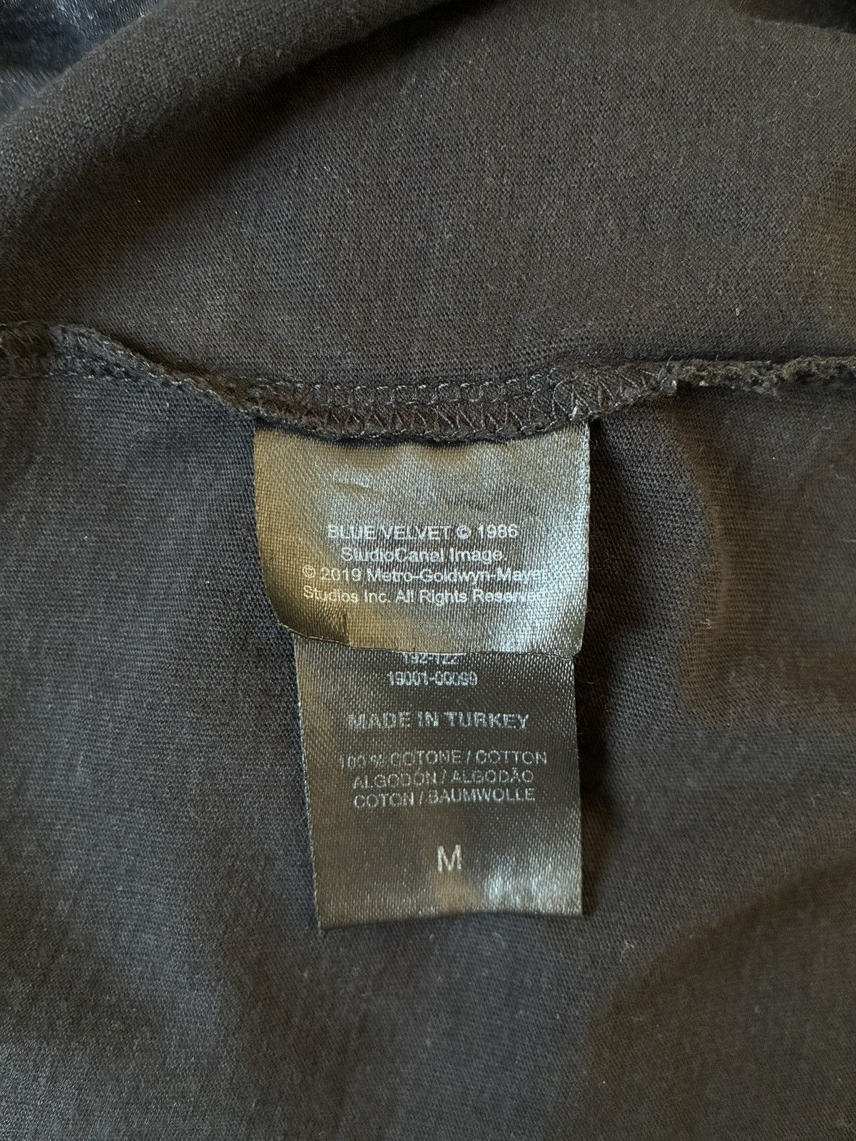 Raf Simons Raf Simons AW19 Blue Velvet Tee Size US M / EU 48-50 / 2 - 6 Thumbnail