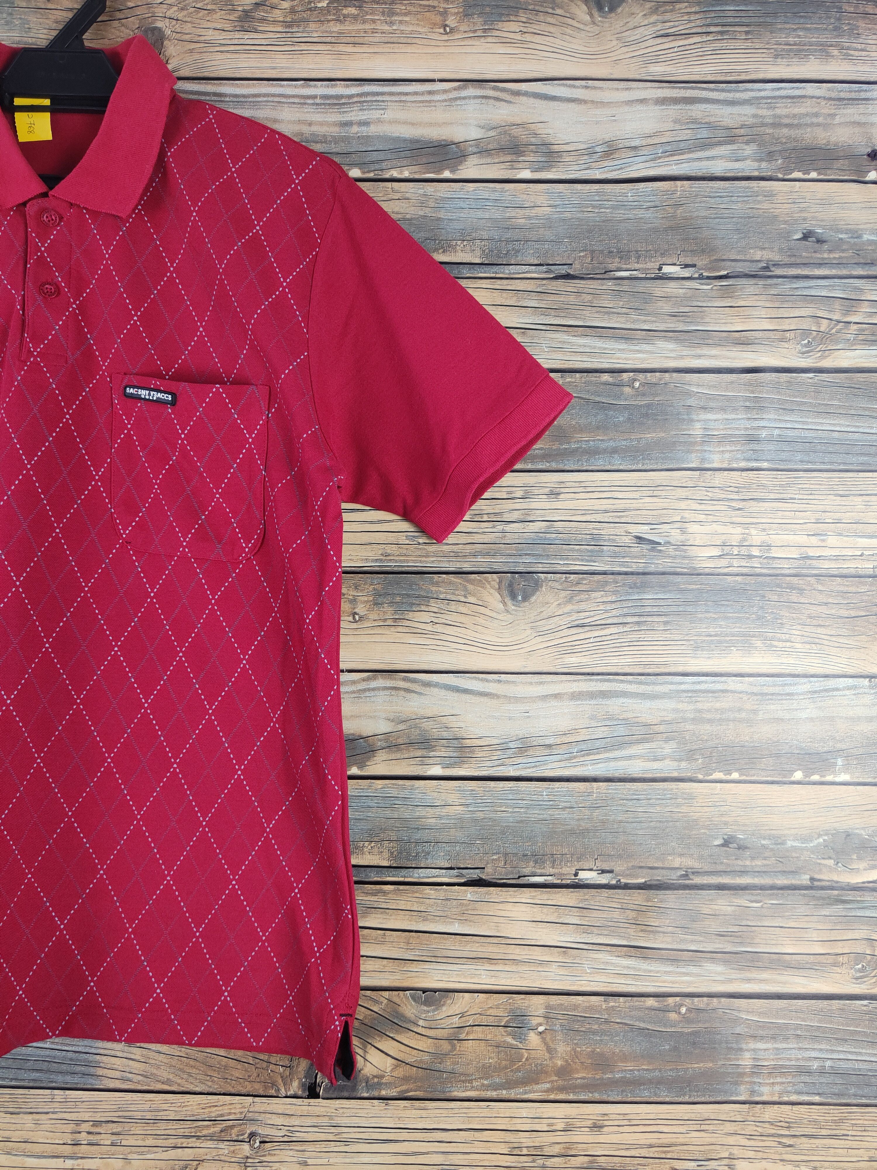 Yohji Yamamoto DL Sacsny Y'saccs yohji yamamoto Golf Red Polos #2768 Size US L / EU 52-54 / 3 - 6 Thumbnail