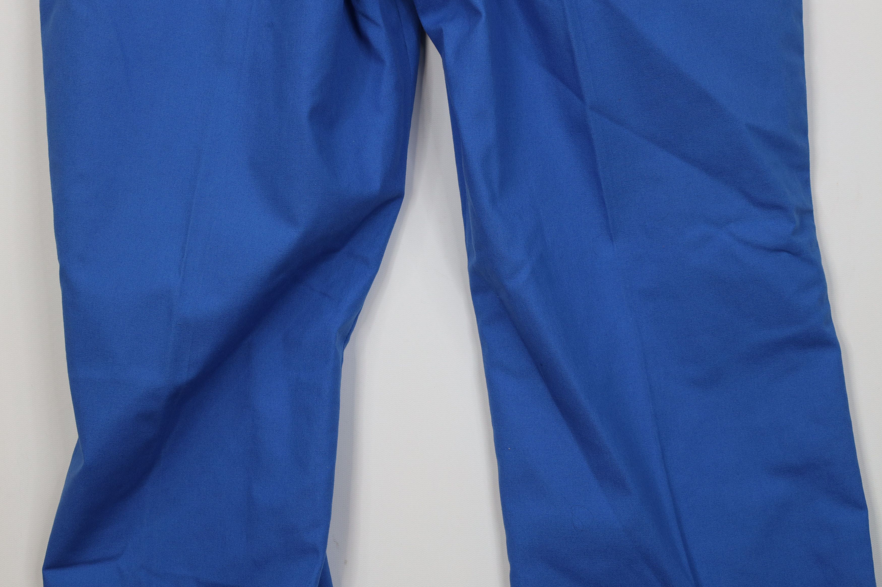 Vintage Vintage 70s Streetwear Wide Leg Chino Pants Royal Blue Size US 38 / EU 54 - 12 Thumbnail
