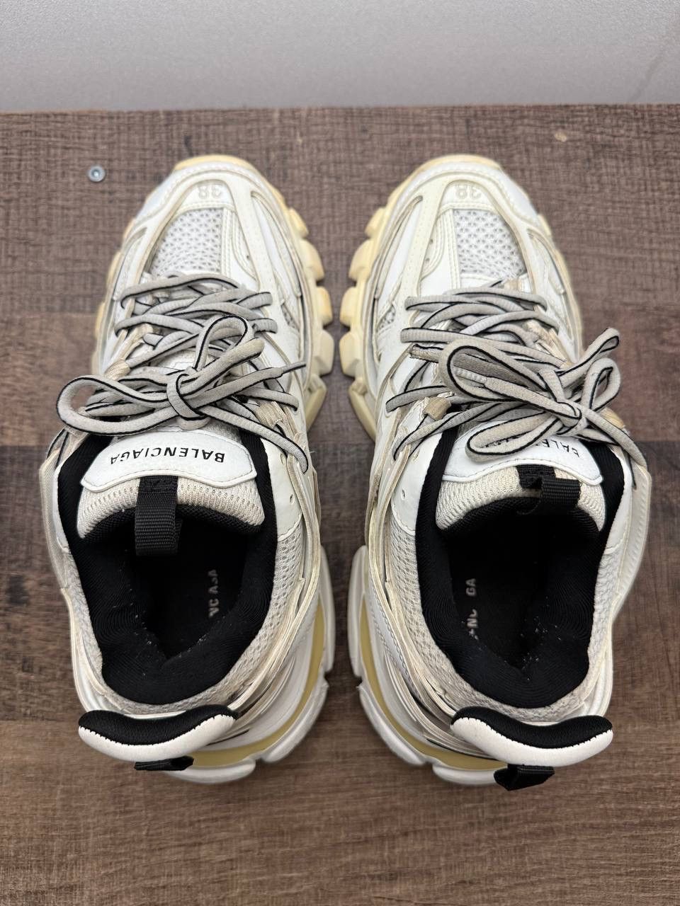 Balenciaga Balenciaga Track White/Black Shoes 38-39 Size US 8 / IT 38 - 4 Thumbnail