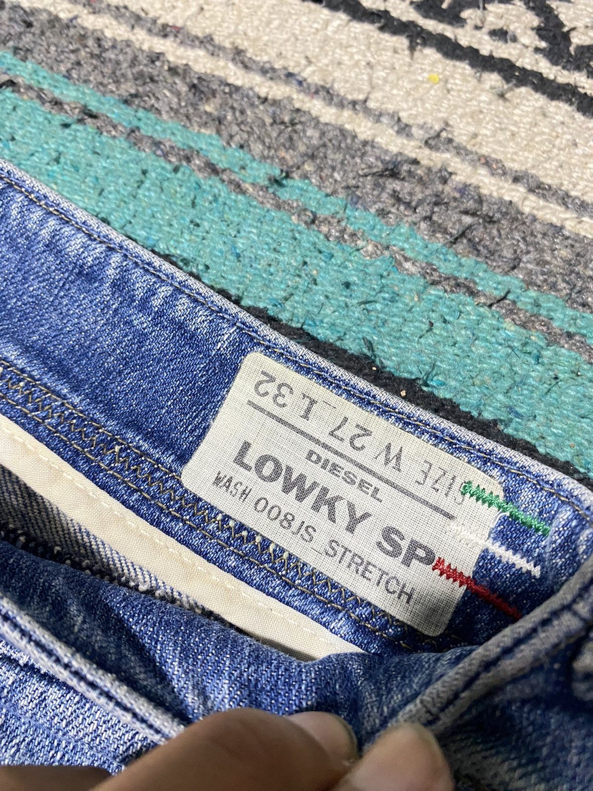 Diesel Diesel Lowky SP Multi Button Denim Pants Size US 30 / EU 46 - 14 Thumbnail