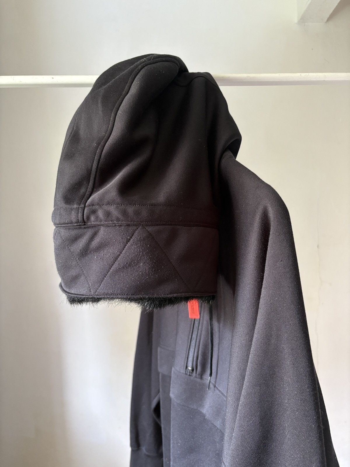 CABANE de ZUCCa 1999 Archive CABANE de ZUCCA Fur Hoodie Size US L / EU 52-54 / 3 - 12 Thumbnail